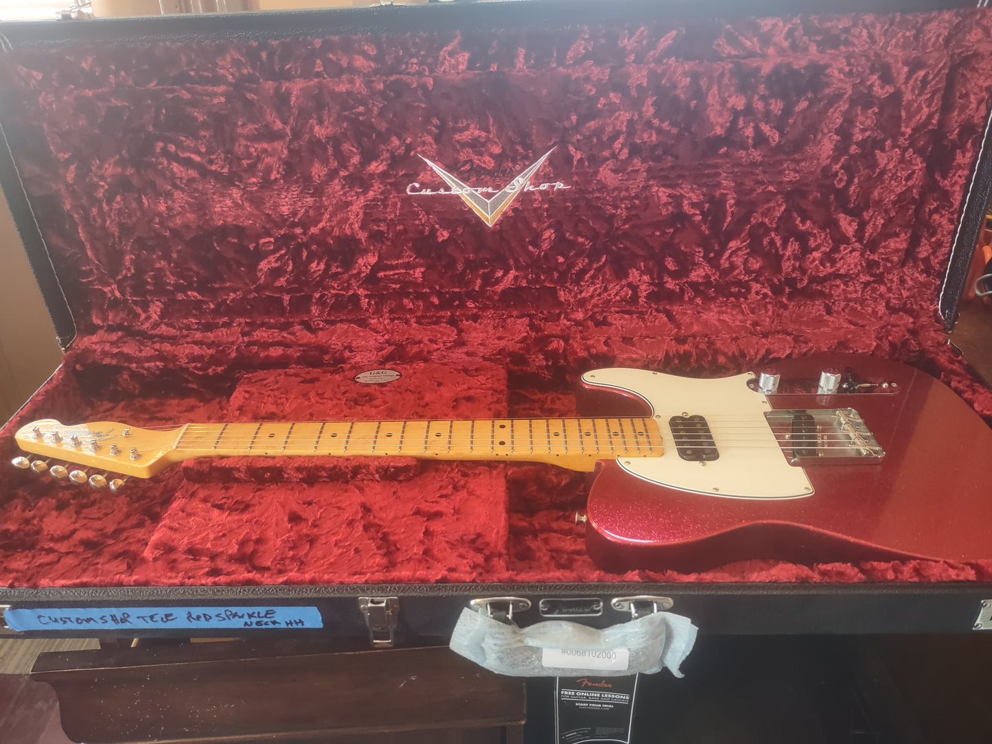 Fender Custom Shop Telecaster - Red Sparkle