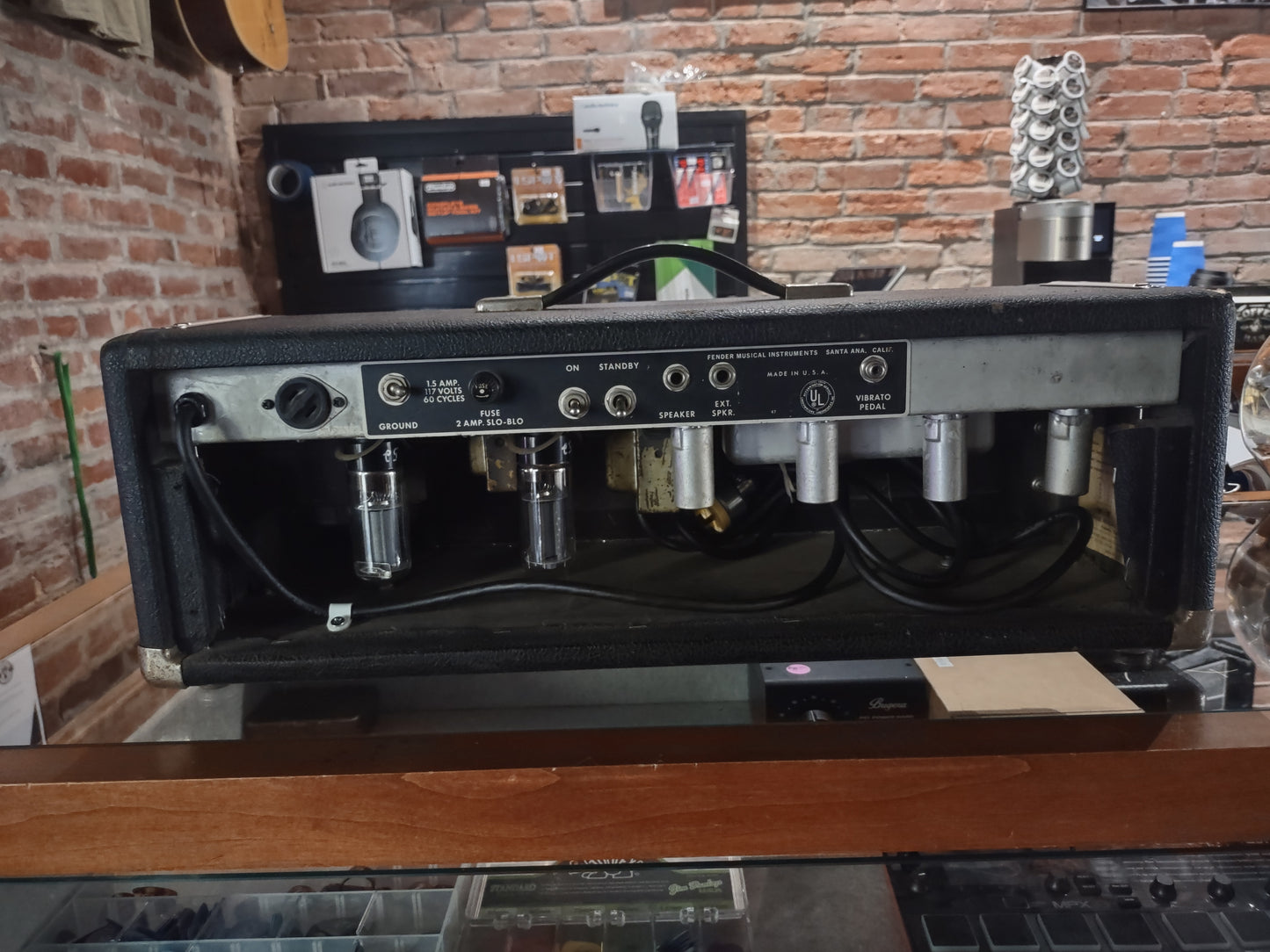 1967 Fender Band Master Silver face amp head