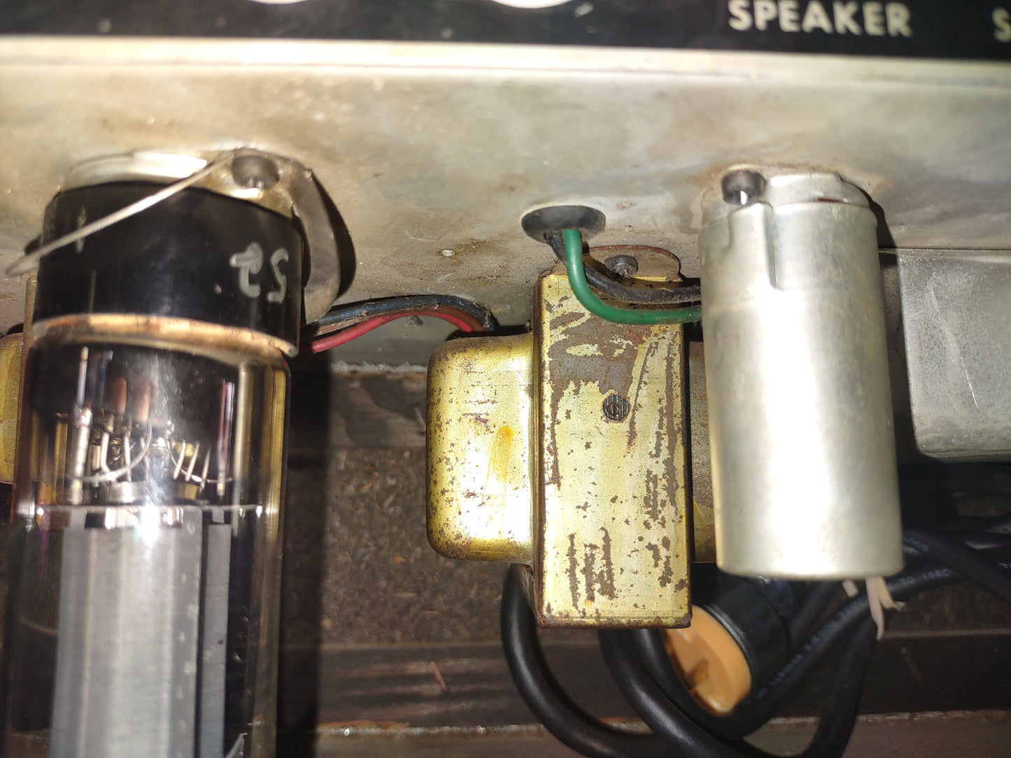 1967 Fender Band Master Silver face amp head