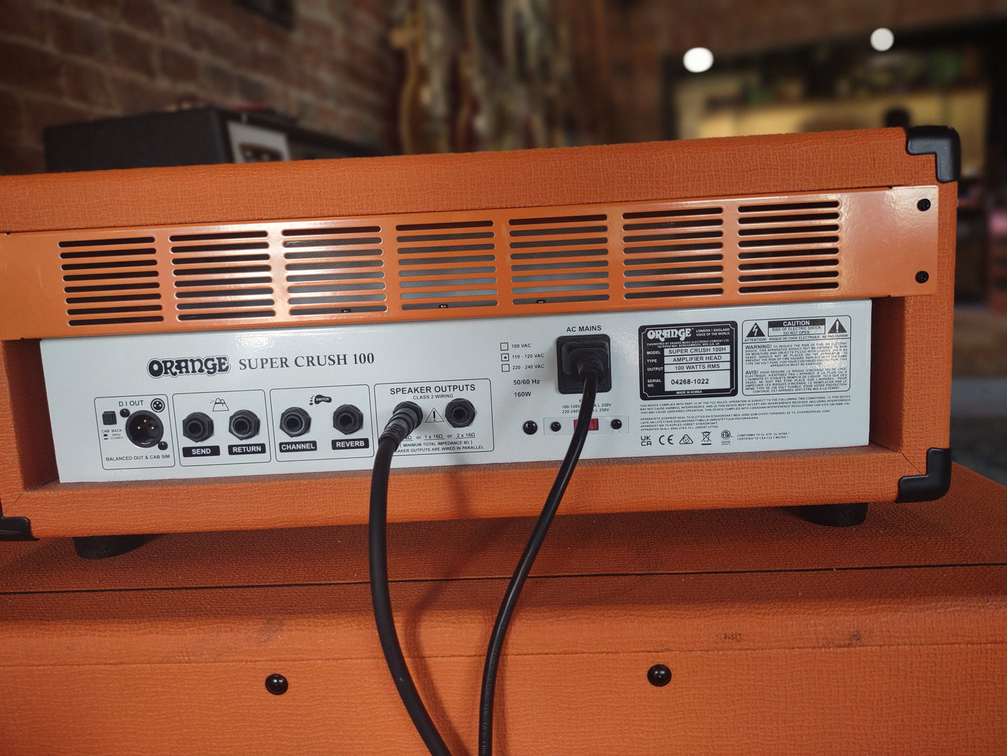Orange Super Crush 100 with CR Pro 4/12