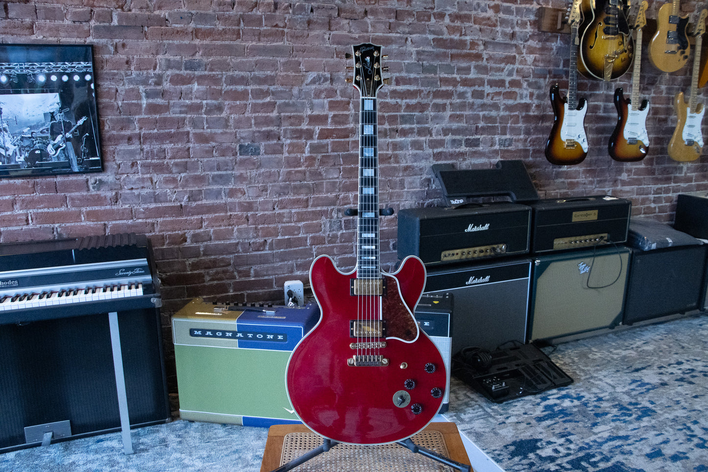 1998 Gibson 345 Lucille Cherry Red