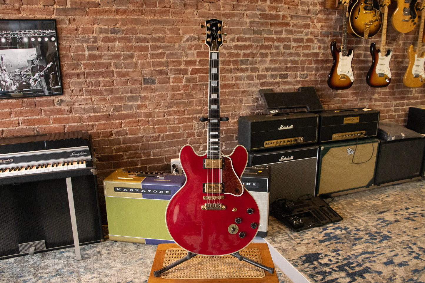 1998 Gibson 345 Lucille Cherry Red