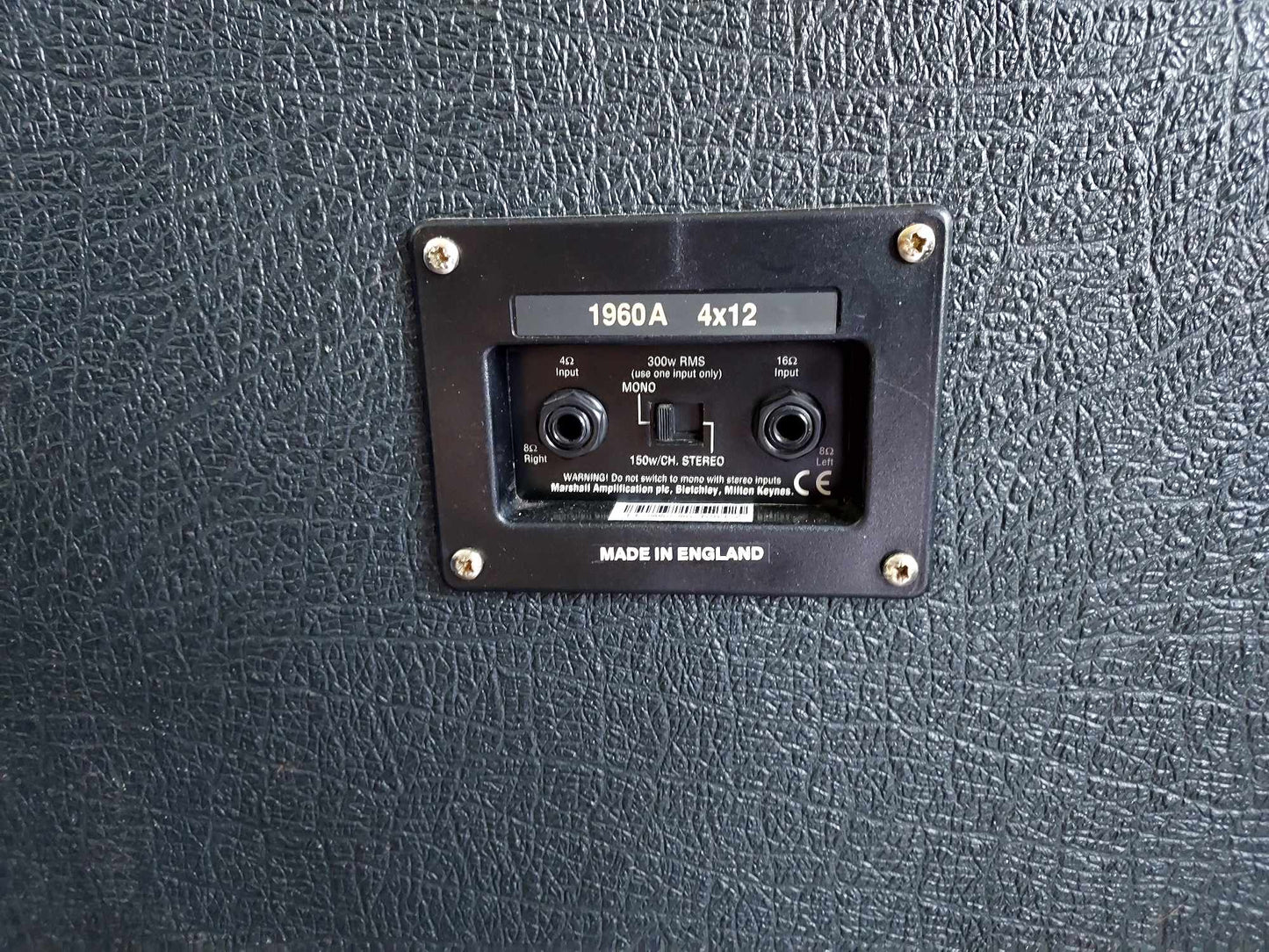 Marshall 1960A Slant front 4-12 cabinet