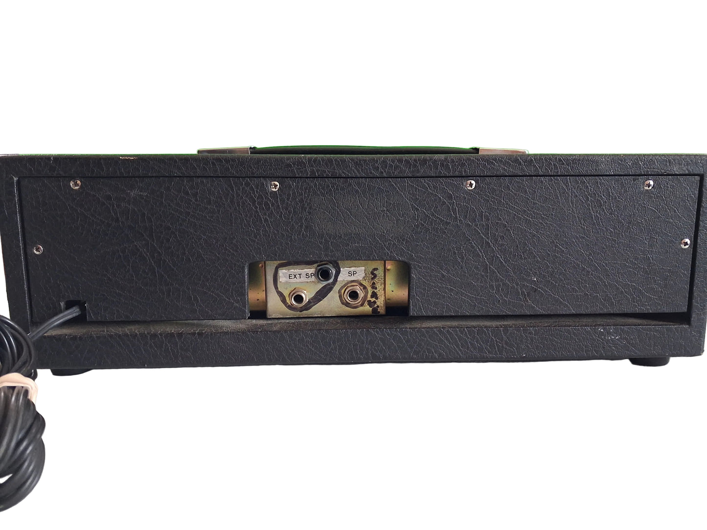 Unknown "K" Brand Solid-State Guitar Head, Japan, circa 1970, Private-Label OEM, 98% Original. Tremolo not working
