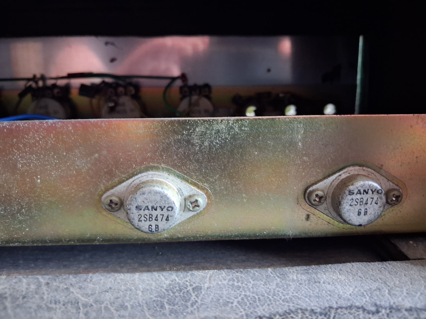 Unknown "K" Brand Solid-State Guitar Head, Japan, circa 1970, Private-Label OEM, 98% Original. Tremolo not working