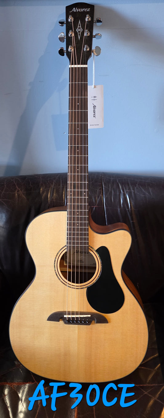 Alvarez Artist Series OM/Folk Electric w/Cutaway EQ & Tuner