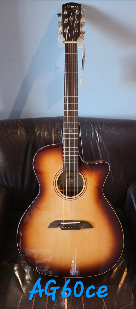 Alvarez Artist Grand Auditorium Acoustic electric, Shadowburst with Cutaway