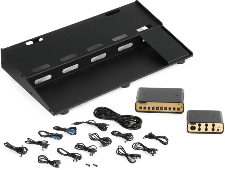 Friedman Tour Pro 1524 Platinum Pack 15-inch x 24-inch Pedalboard with Buffer Bay and Power Grid 10