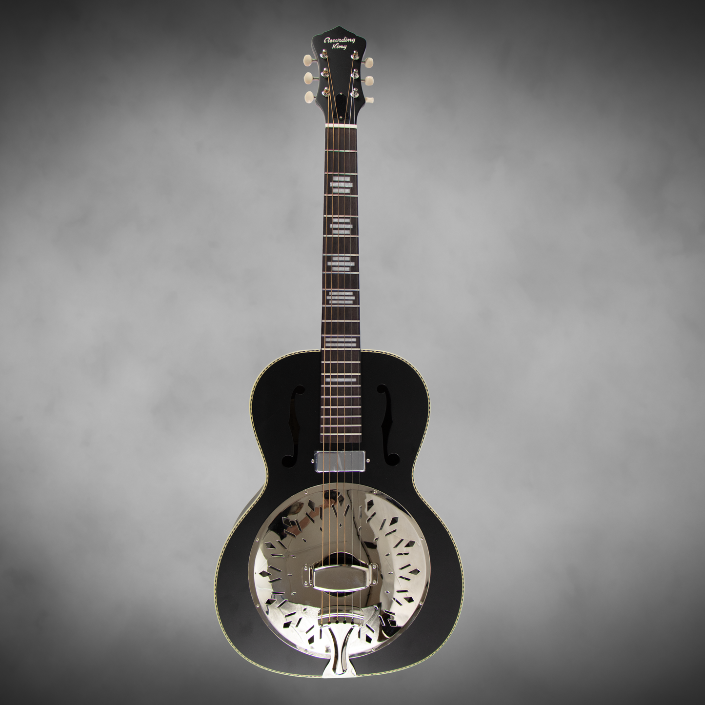 Recording King RPH-R2-E-MBK Dirty 30s Minnie Bucker Resonator