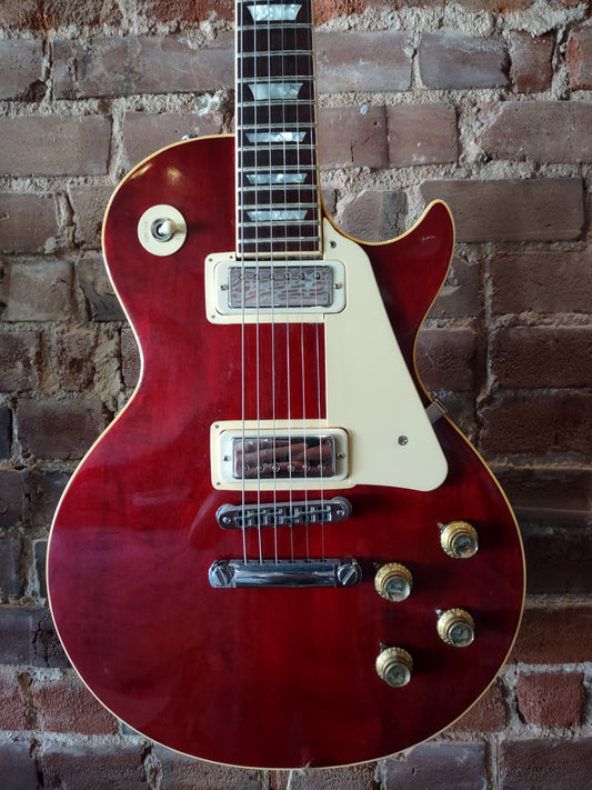 1976 Gibson Les Paul Deluxe Wine Red with OHSC