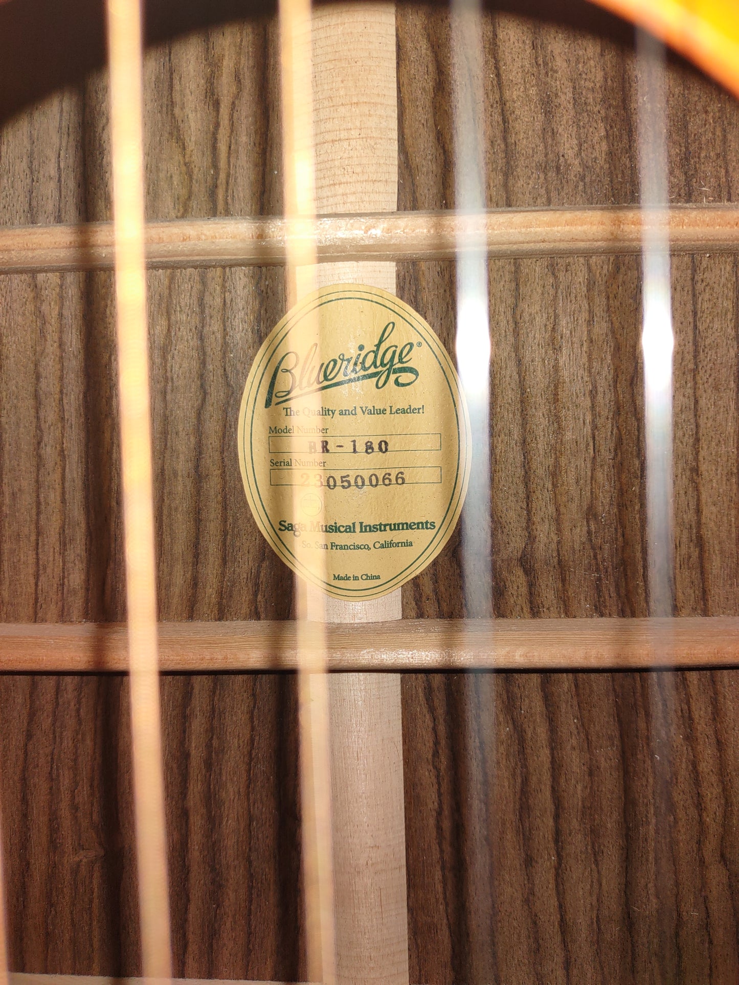 Blueridge BR180 Heritage 2022. with HSC