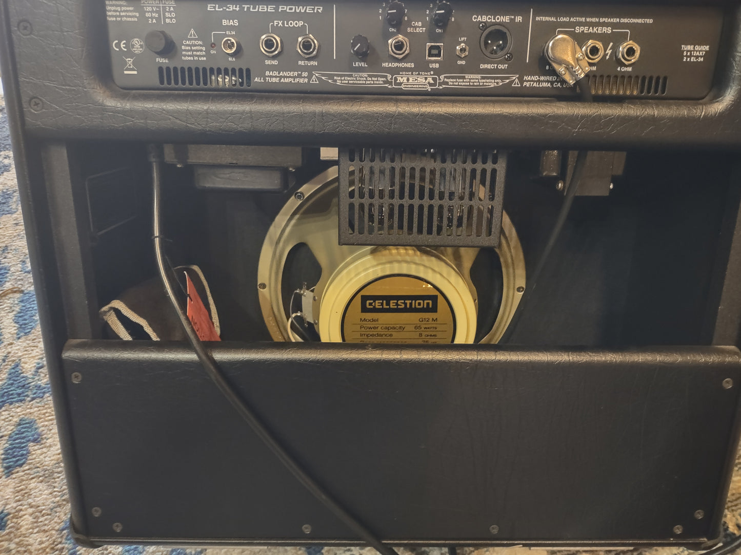 Mesa Boogie Rectifier Badlander EL34/50 2 CH 50 Watt 1x2