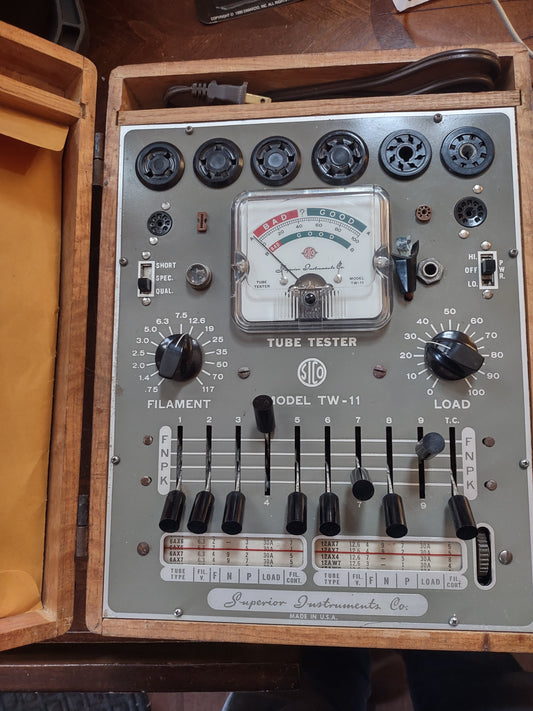 Vintage Tube Tester - TW-11 Superior Instruments