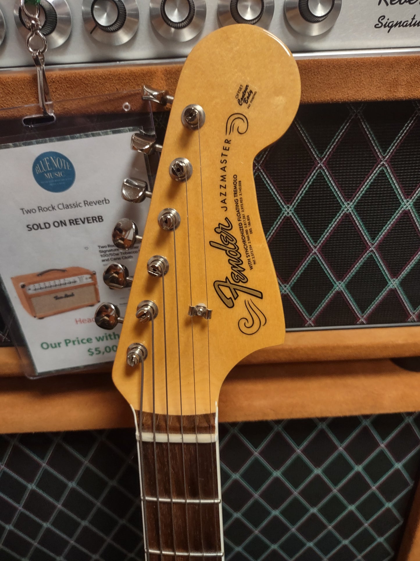 Fender 60th Anniversary Triple Jazzmaster (2018) – Daphne Blue w/ Matching Headstock – USA Made – OHSC