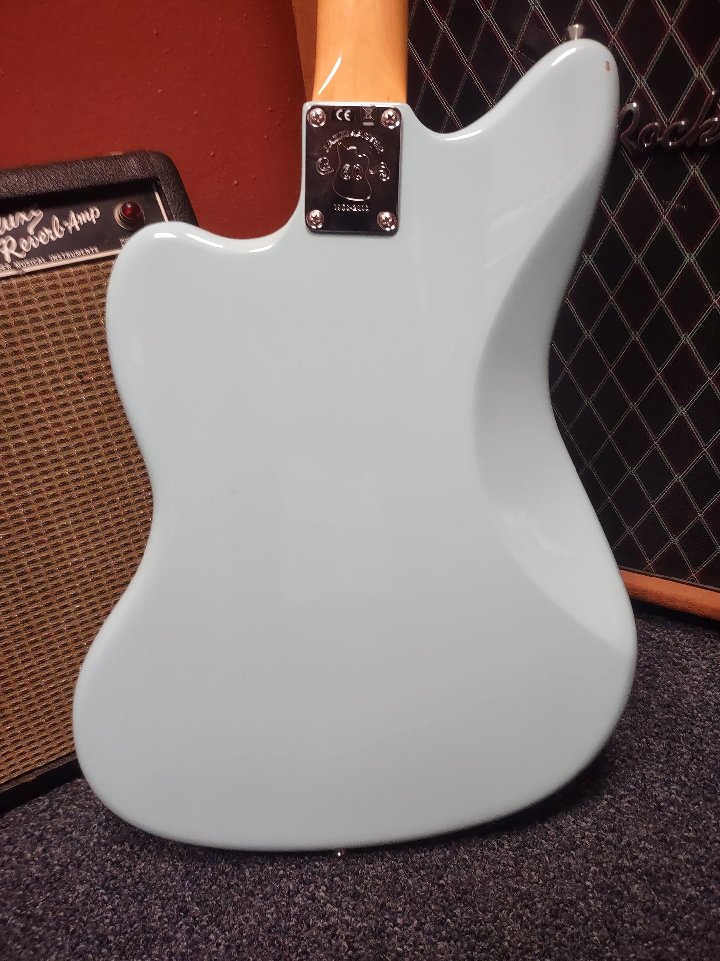 Fender 60th Anniversary Triple Jazzmaster (2018) – Daphne Blue w/ Matching Headstock – USA Made – OHSC