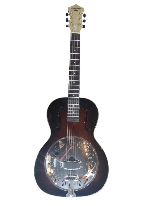 Recording King Biscuit Resonator, Small body, Vintage sunburst