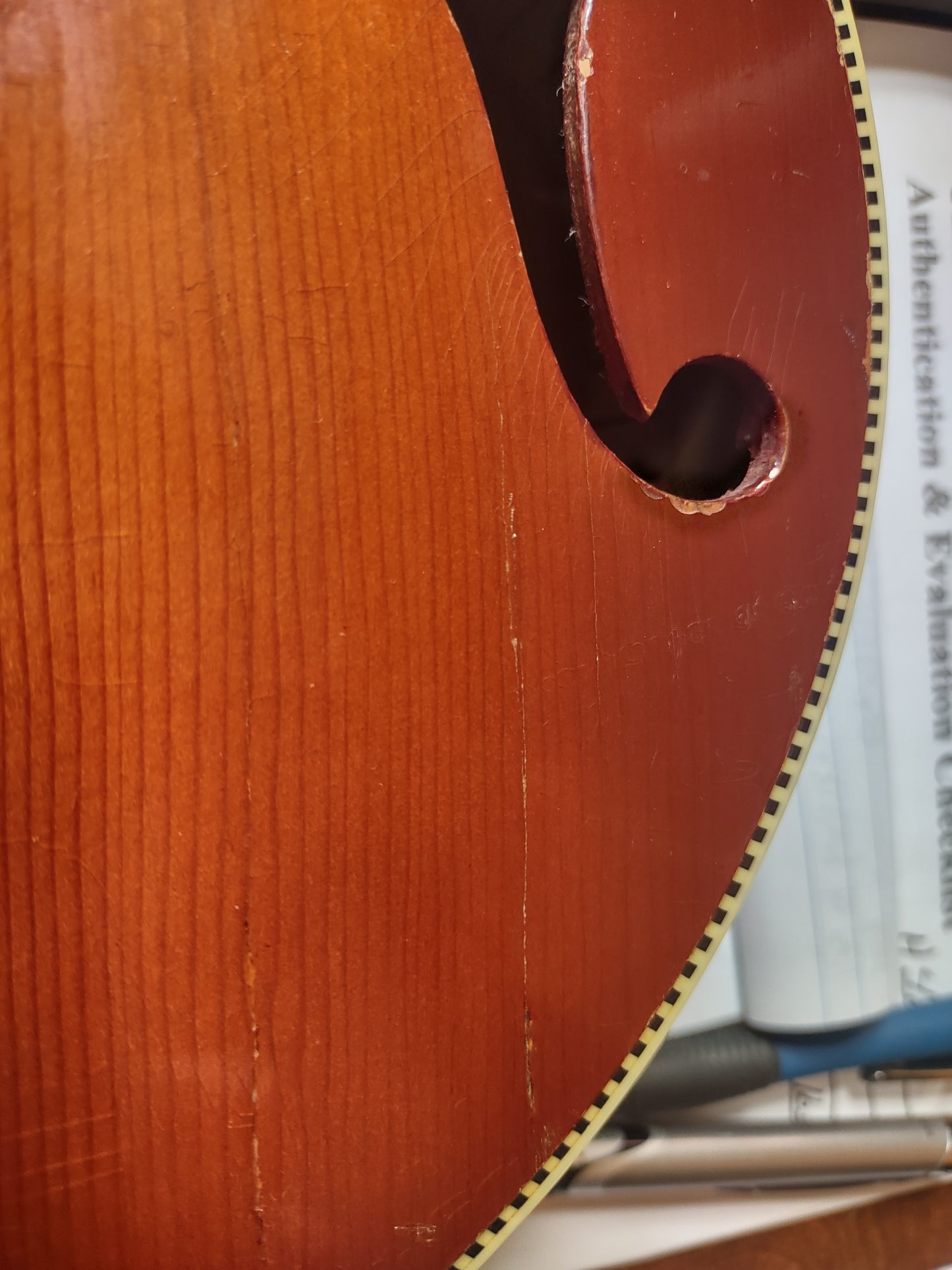 1950s Silvertone Venetian Mandolin - Kay Made - Cherry Sunburst