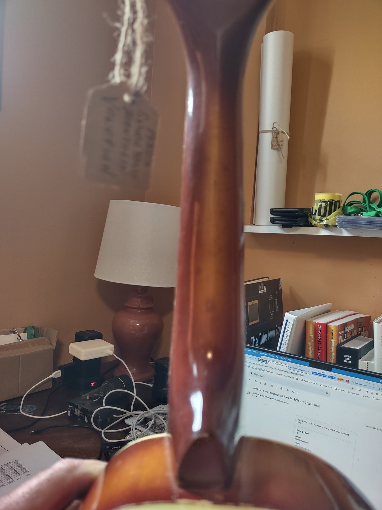 1950s Silvertone Venetian Mandolin - Kay Made - Cherry Sunburst