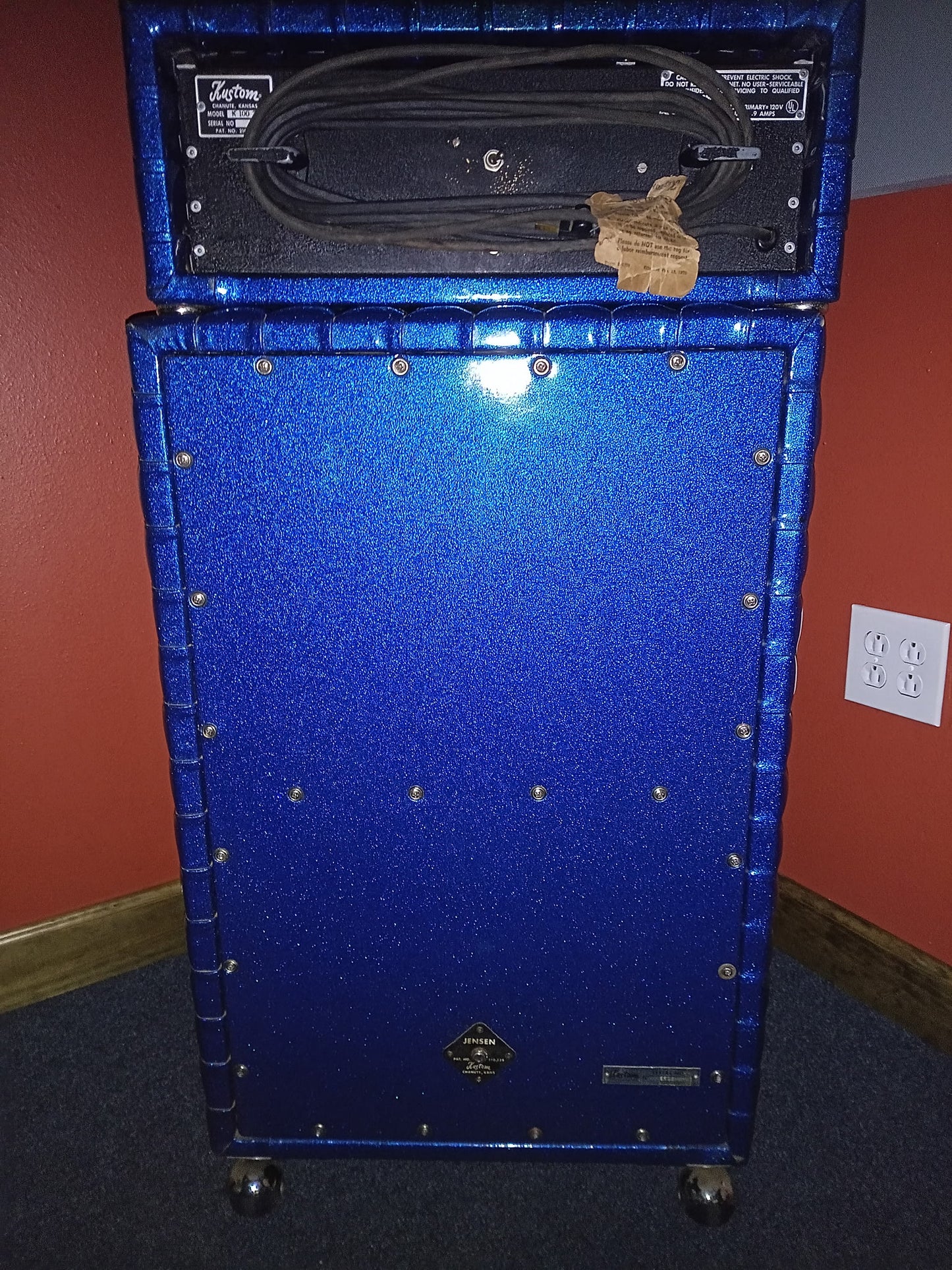 1970 Kustom 100 Blue