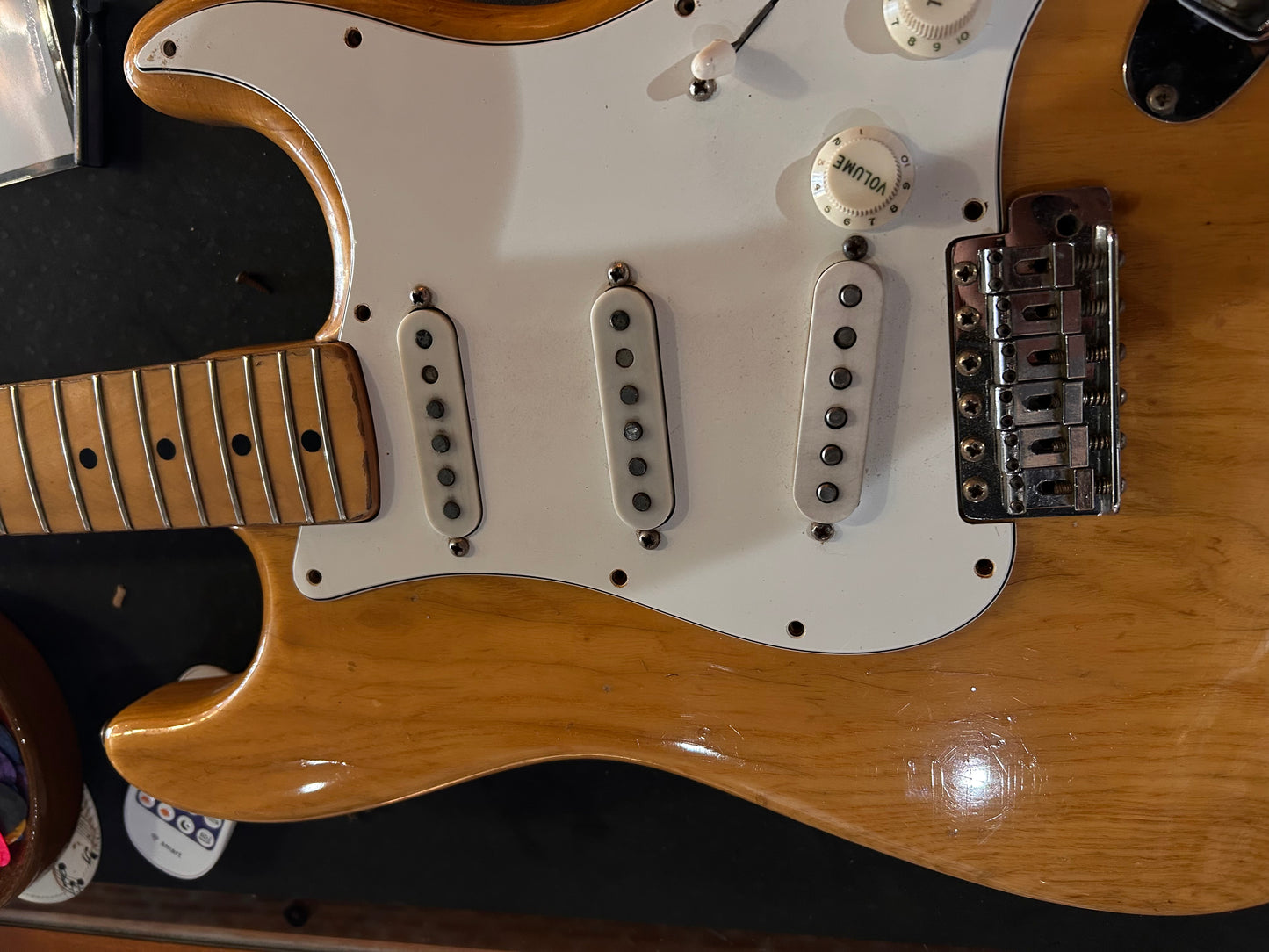 Fender Stratocaster Natural   1974. with case