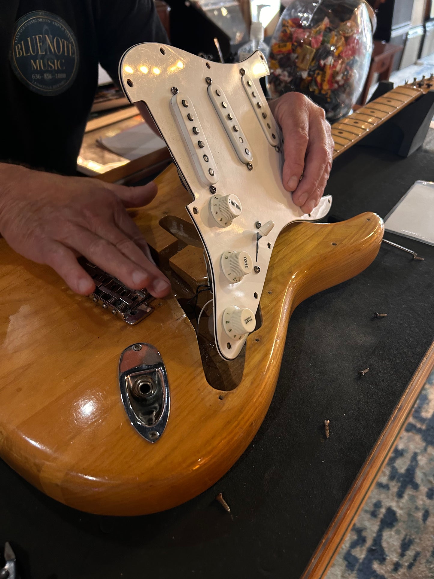 Fender Stratocaster Natural   1974. with case
