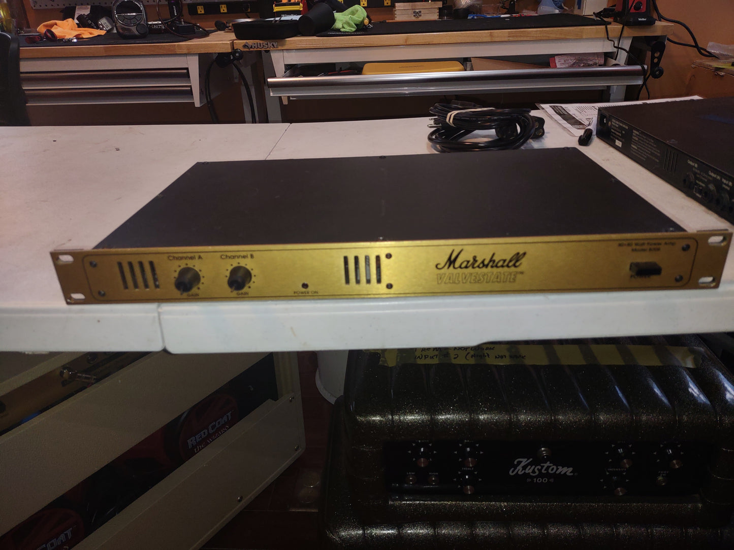 Marshall Valvestate Model 8008 Gold face