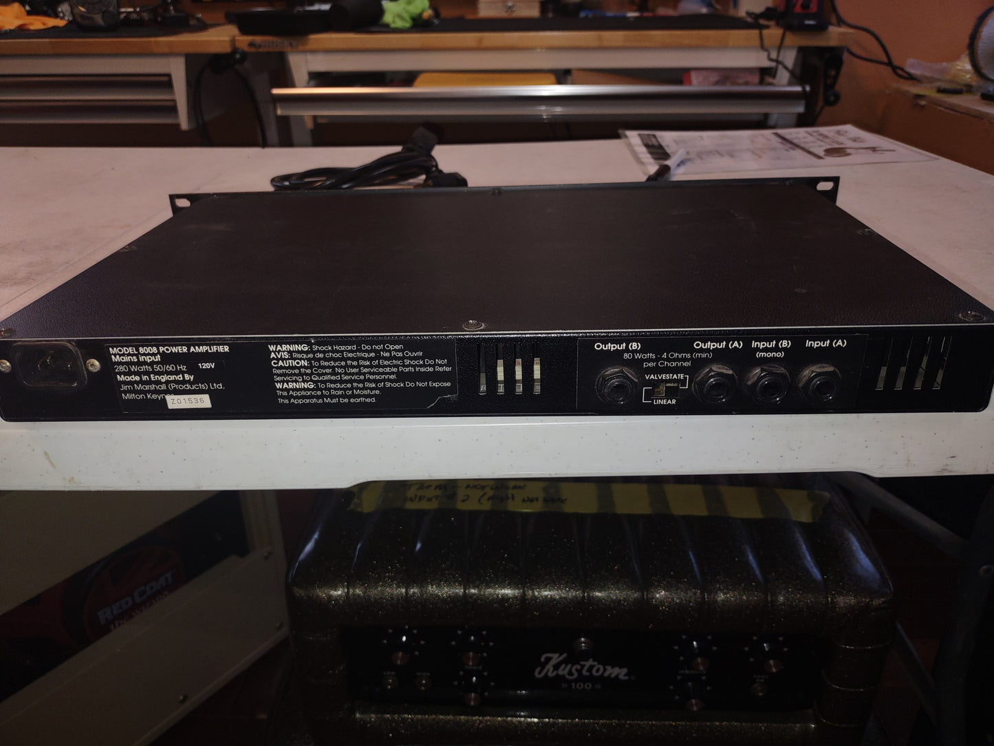 The Marshall Valvestate 8008 Black Face