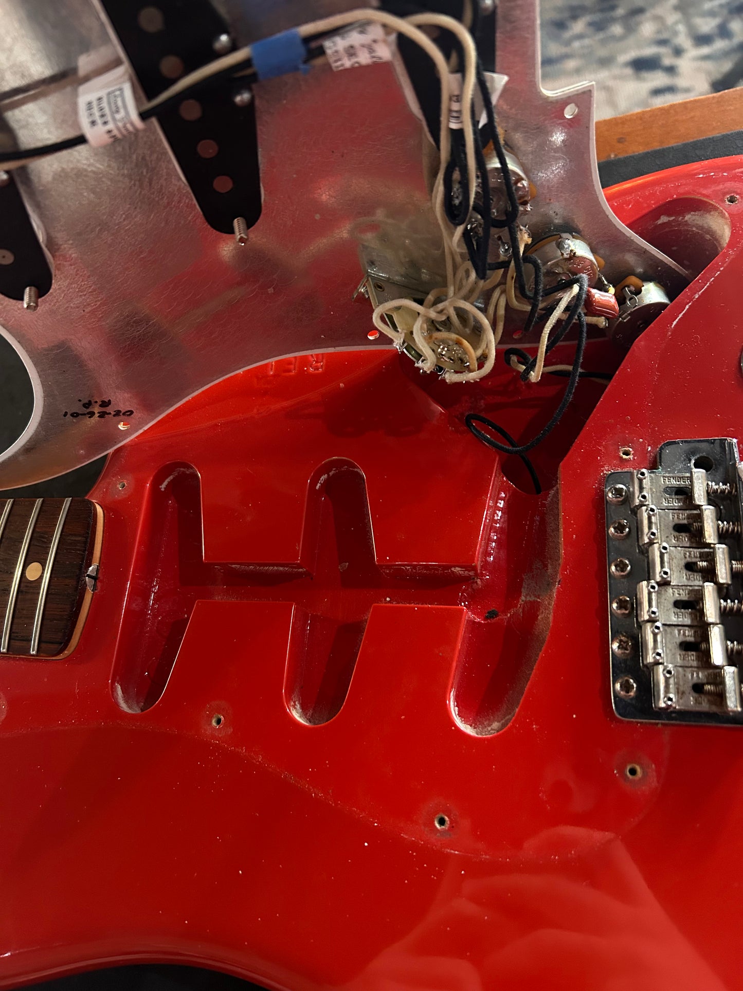 Fender Stratocaster 1961 Custom Shop Rrlic Fiesta Red w/OHSC