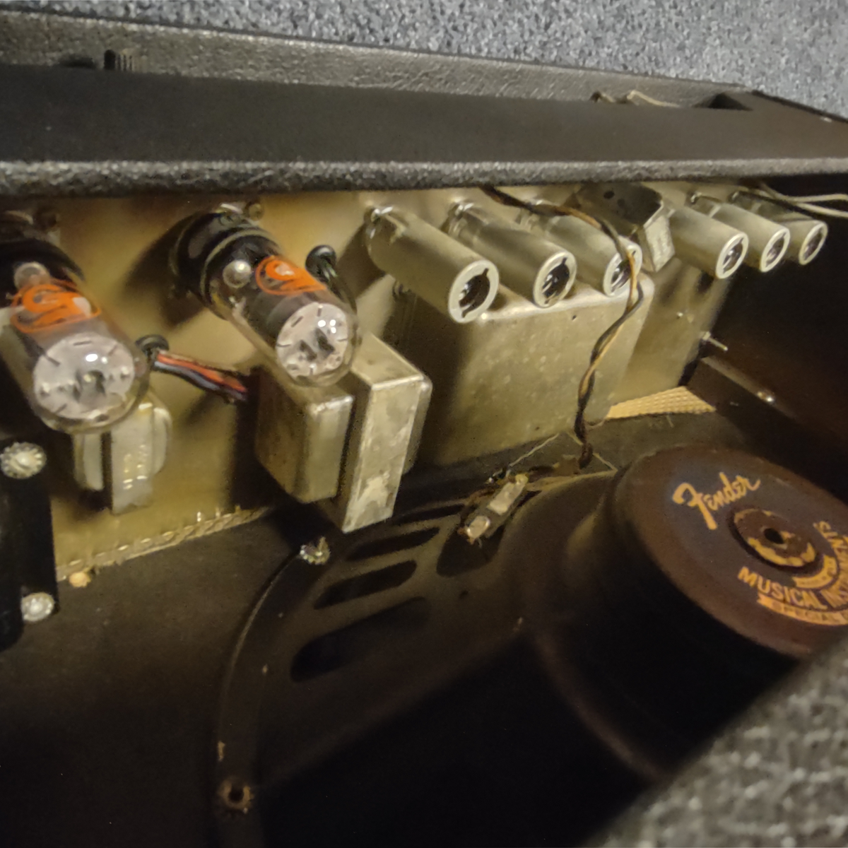1966 Fender Deluxe Reverb blackface - with cover