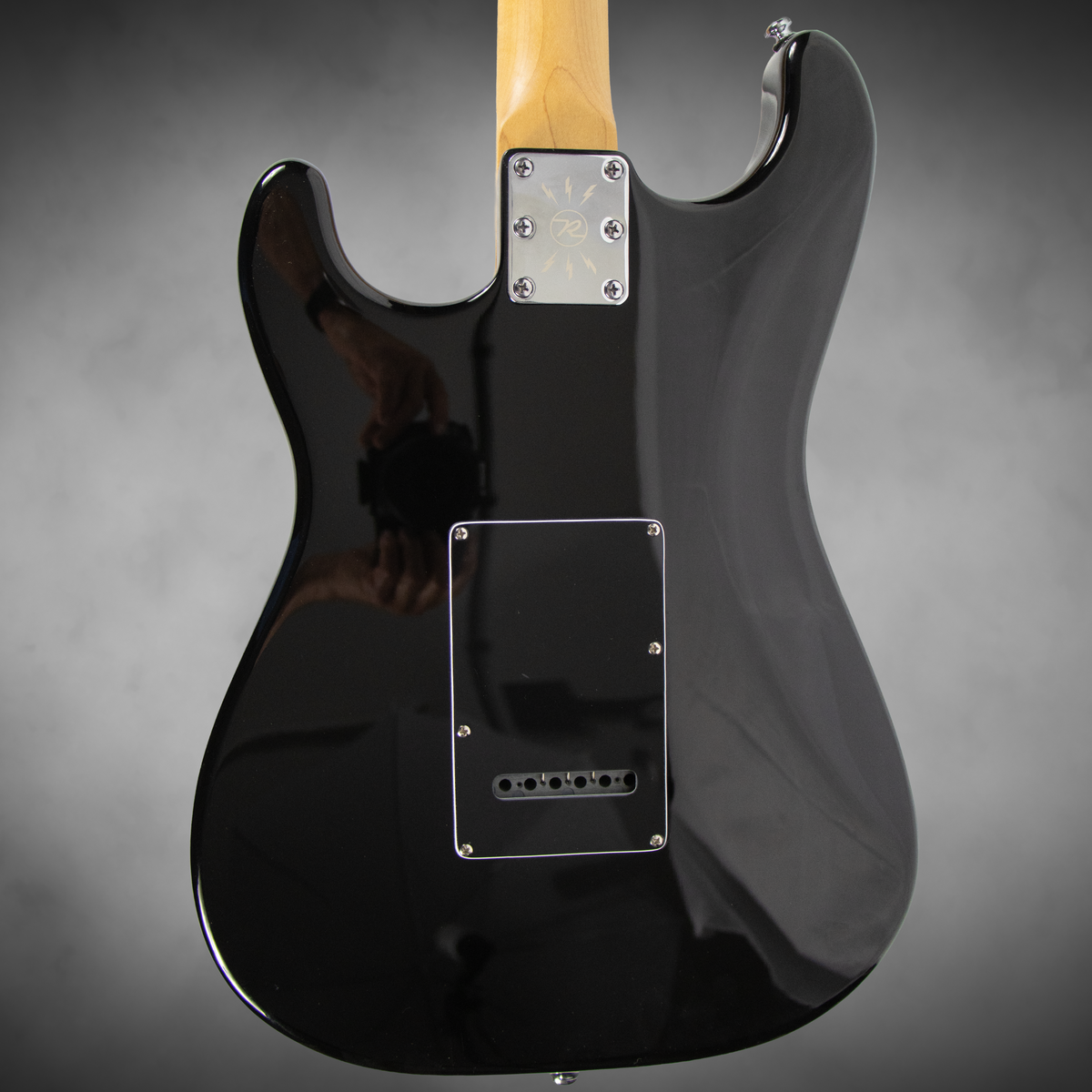 Reverend Strat style Black 2020 - Gil Parris signature