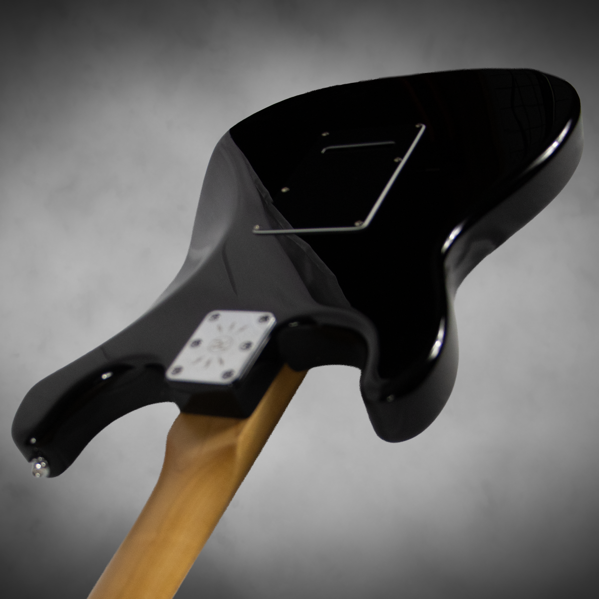 Reverend Strat style Black 2020 - Gil Parris signature