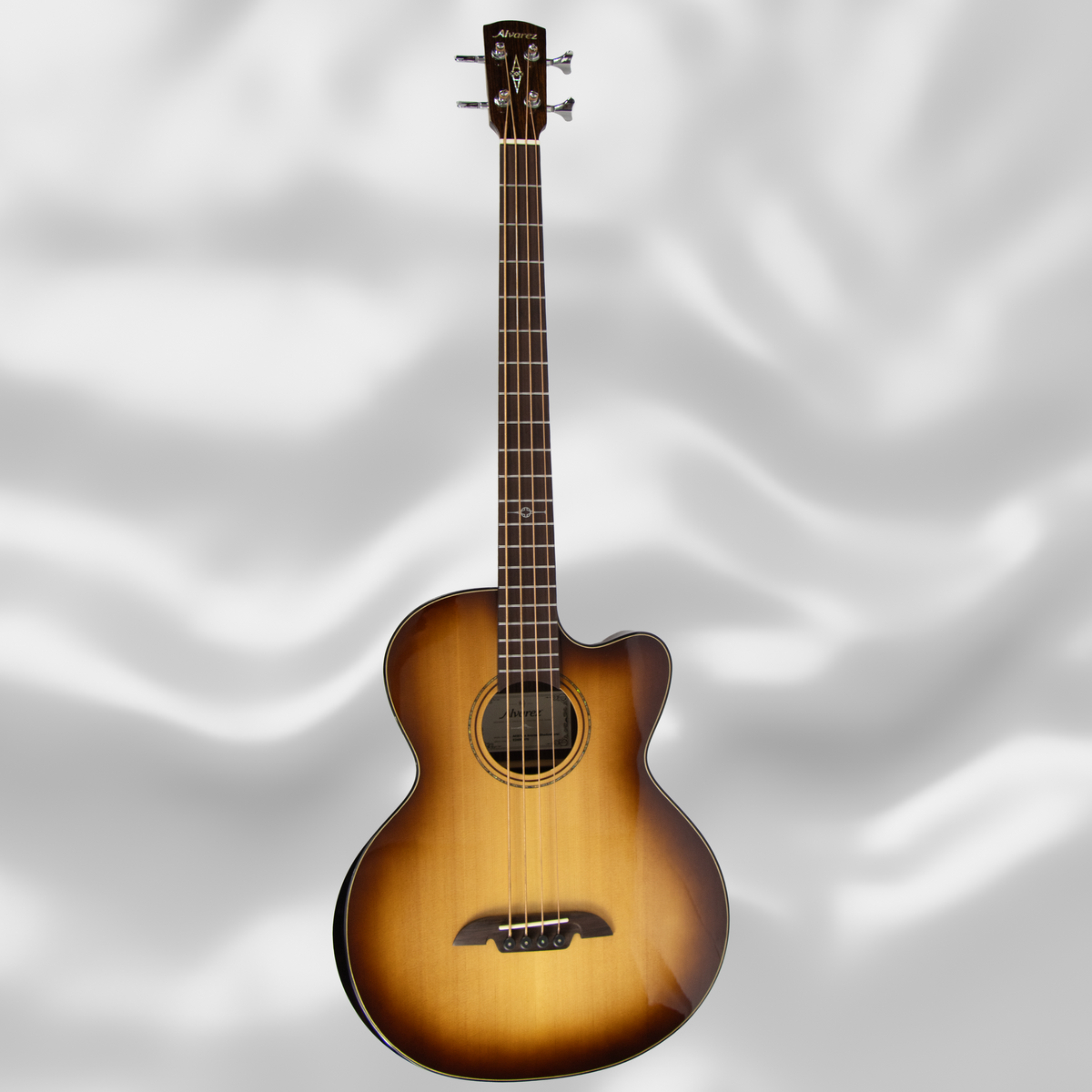 Alvarez Artist Elite Bass guitar. Acoustic/electric cutaway, with armrest