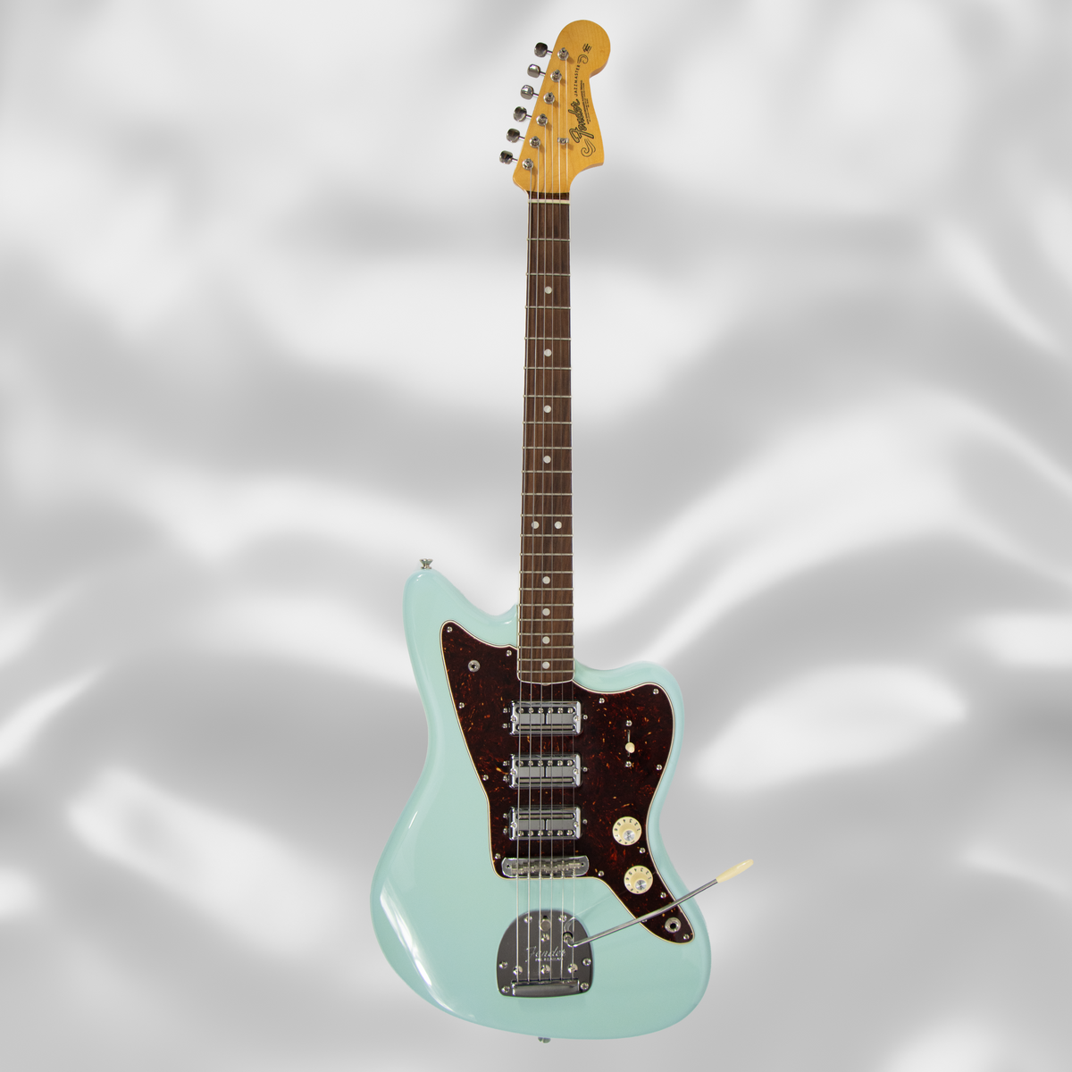 Fender 60th Anniversary Triple Jazzmaster (2018) – Daphne Blue w/ Matching Headstock – USA Made – OHSC
