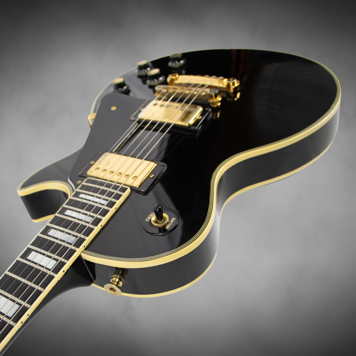 Gibson Les Paul. 1977 Custom Ebony.  with OHSC