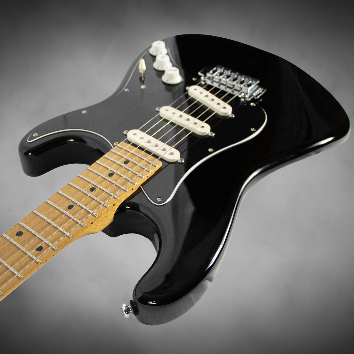 Reverend Strat style Black 2020 - Gil Parris signature