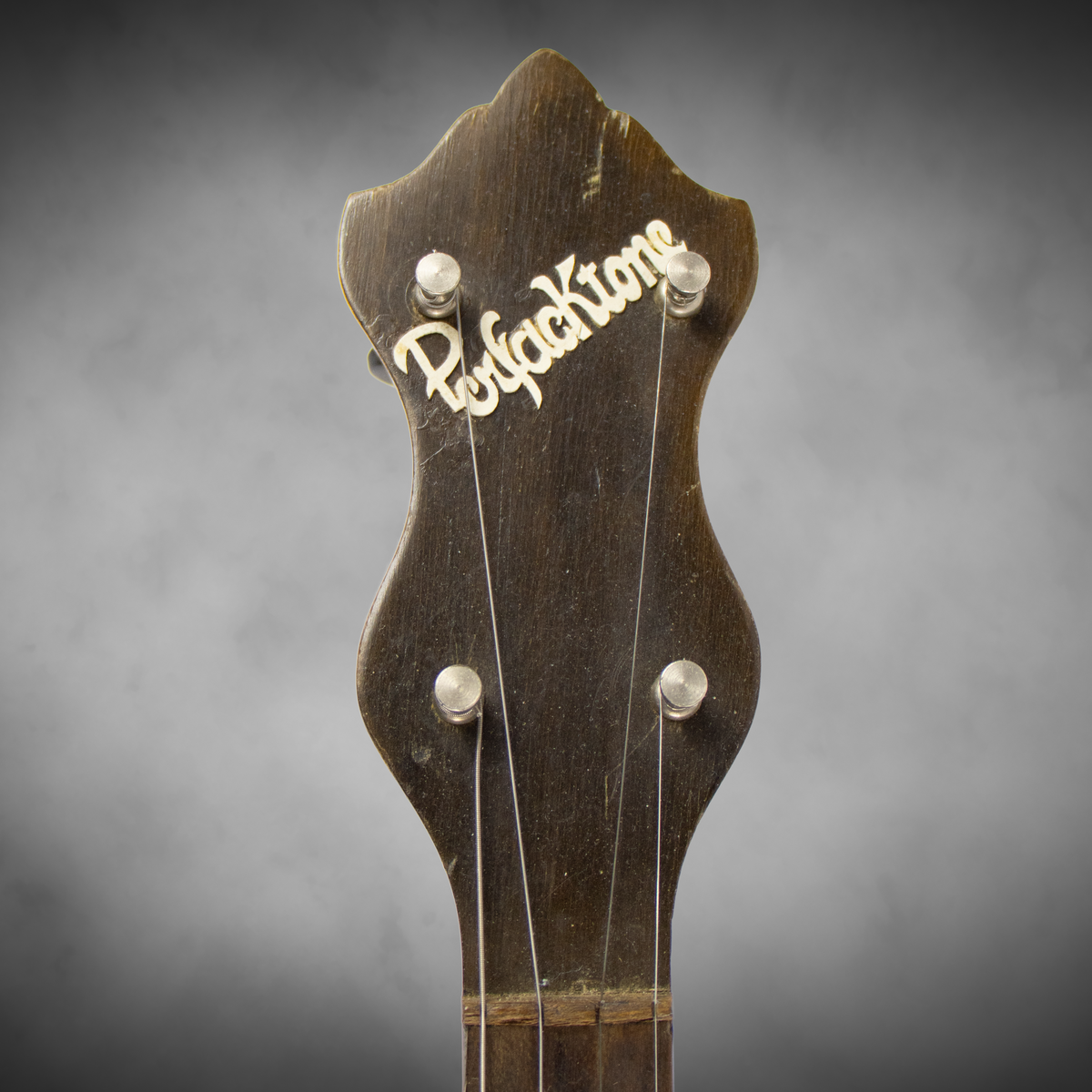 Vintage 1920s Perfacktone Tenor Banjo — Distinctive Ship-Decorated Resonator