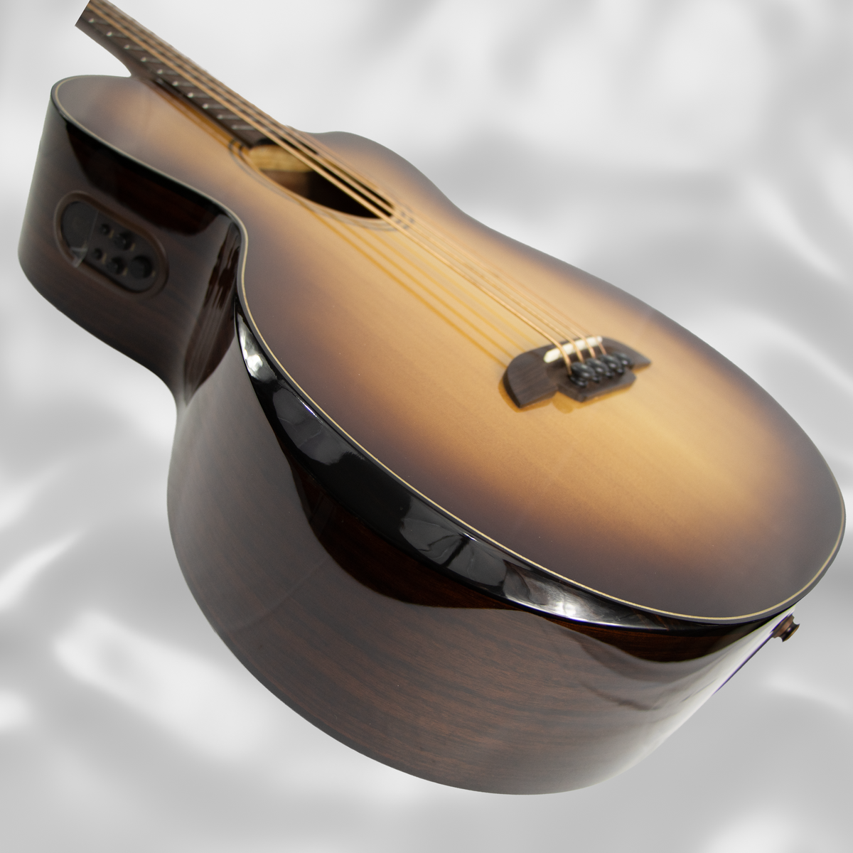 Alvarez Artist Elite Bass guitar. Acoustic/electric cutaway, with armrest