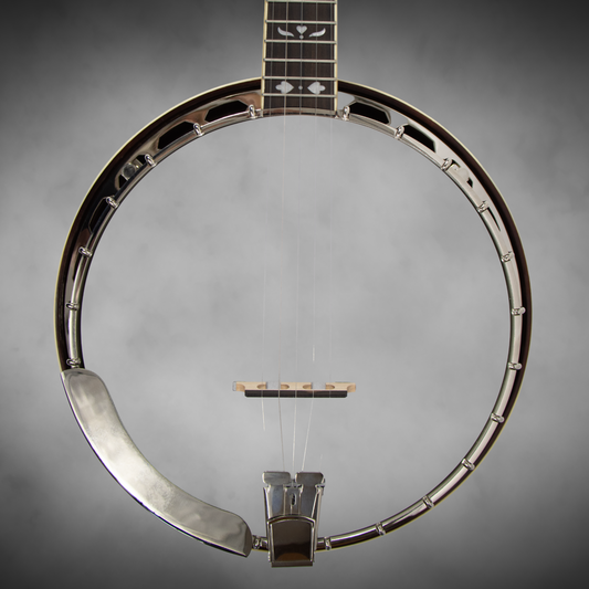 A $1,199 retail-value Recording King professional-style resonator banjo, offered new by Blue Note Music at a compelling price.