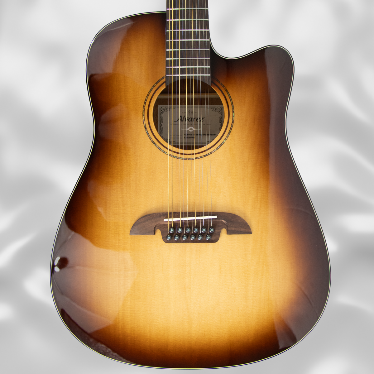 Alvarez Artist Drednought Guitar, Acoustic - Electric 12 string with cutaway